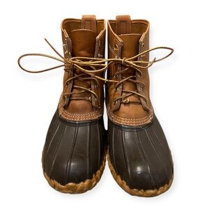SOLD Vintage 80s LL Bean Men’s Maine Hunting Shoe Duck Boots  Made in USA- Sz 10